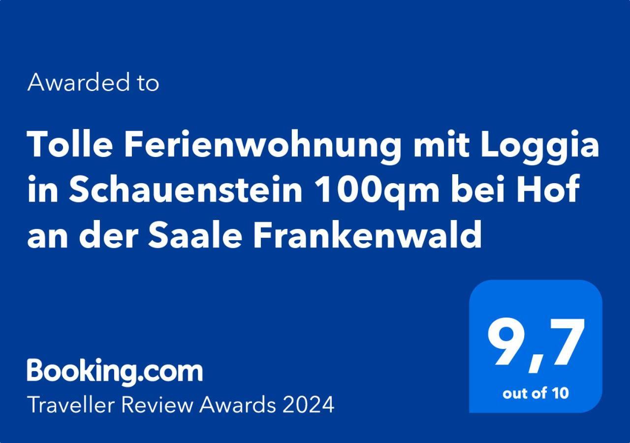 Tolle Ferienwohnung Mit Loggia In Schauenstein 100Qm Bei Hof An Der Saale Frankenwald Екстериор снимка