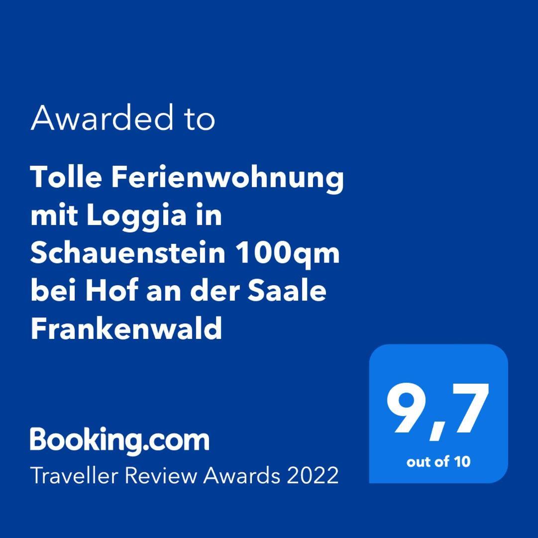 Tolle Ferienwohnung Mit Loggia In Schauenstein 100Qm Bei Hof An Der Saale Frankenwald Екстериор снимка
